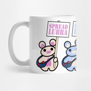 Three Chibis (Spread Lubba in Protest) Mug